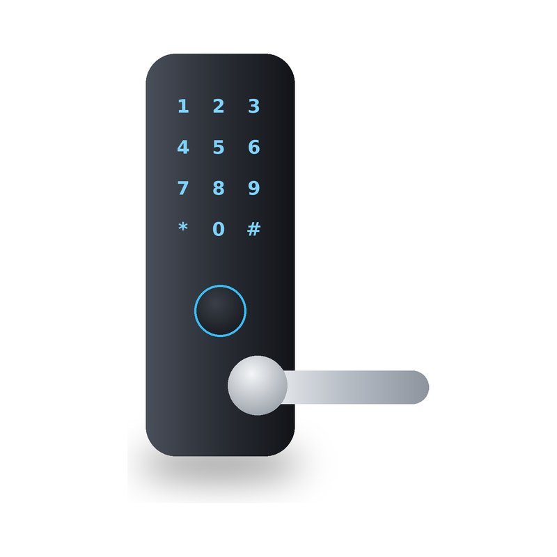 Cerradura inteligente con huella dactilar, teclado y app