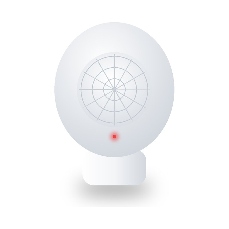 Sensor de movimiento PIR inalámbrico con sensor de luz