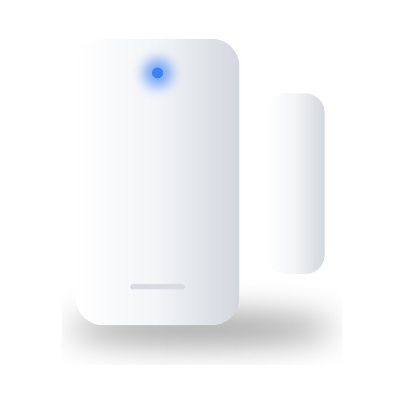 Sensor de apertura de puertas y ventanas Zigbee 3.0, batería de larga duración