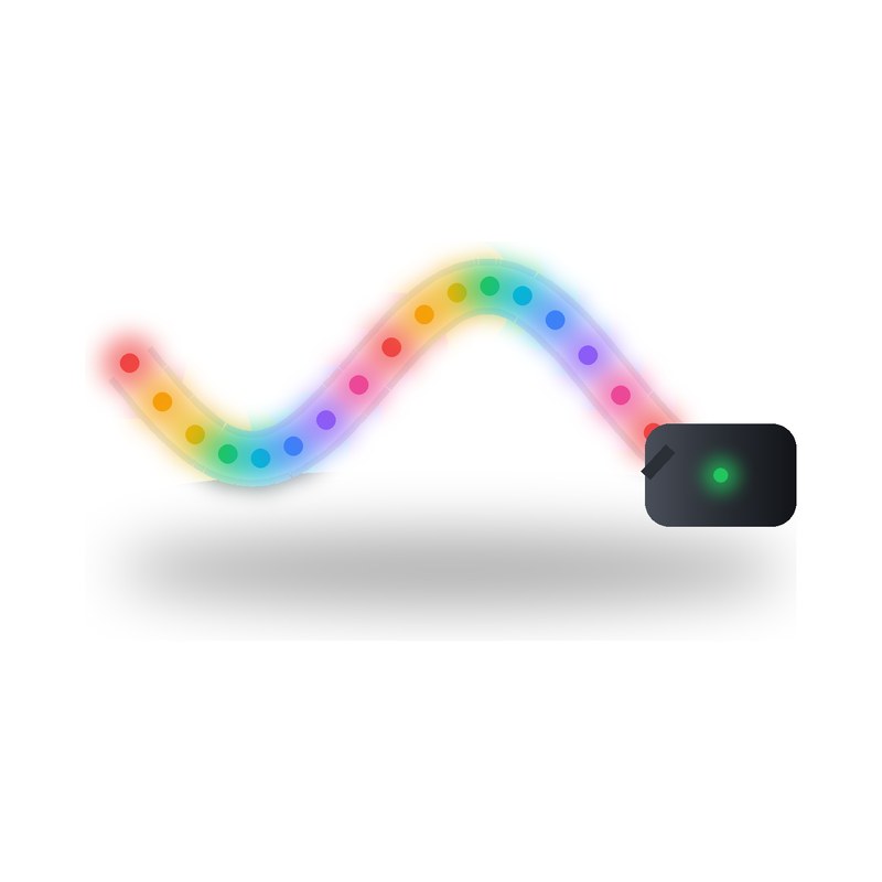 Tira LED inteligente WiFi RGB de 5 m con sincronización musical